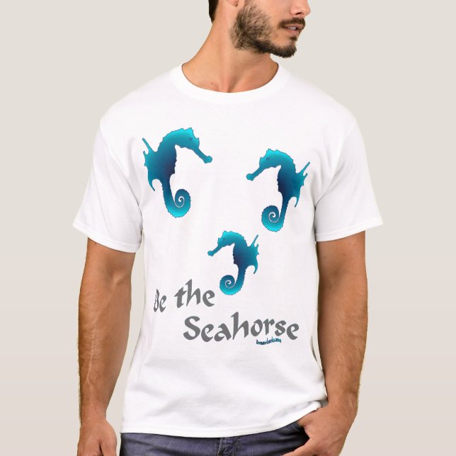 T-shirt Seja o cavalo marinho (Frente)