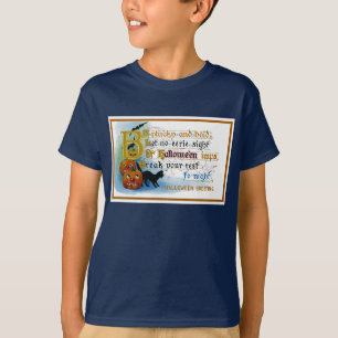 T-shirt Seja sortudo e negrito no Halloween