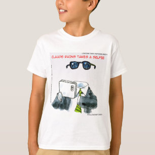 T-shirt Selfie Invisível Divertido