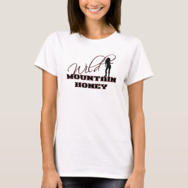 T-shirt selvagem do mel da montanha
