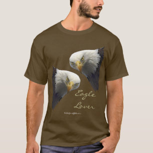 T-shirt selvagens do AMANTE de EAGLE da águia