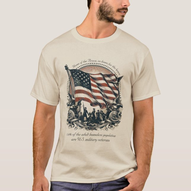 T-Shirt sem-abrigo (Frente)