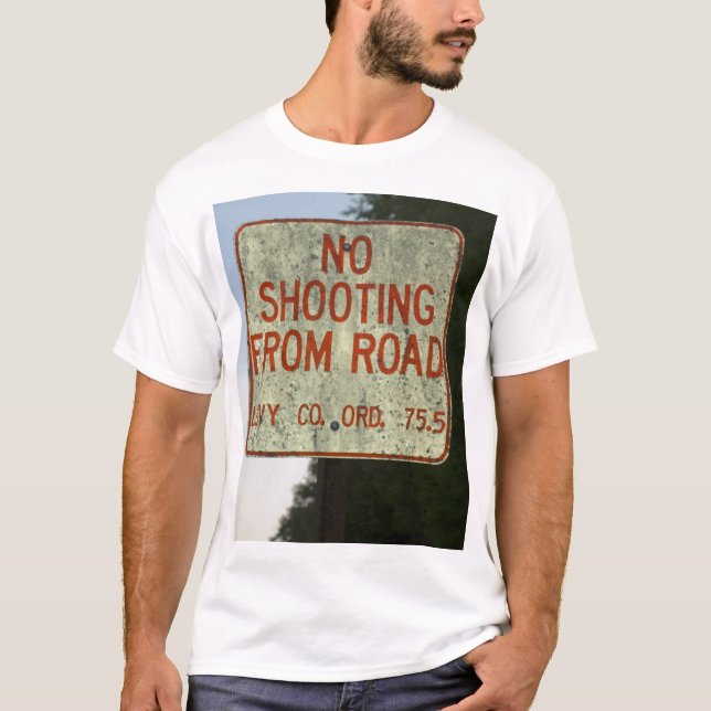 T-shirt Sem disparo na rua Tee (Frente)