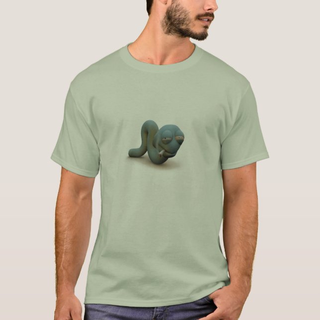 T-shirt sem-fim apedrejado 3d (Frente)