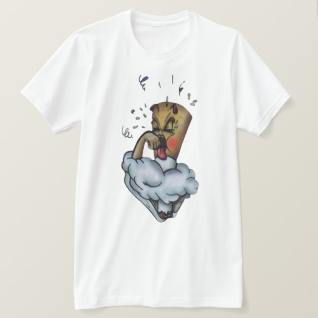 T-Shirt Sem Fumagem (Frente do Design)