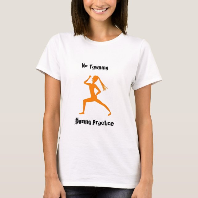 T-shirt Sem Garganta Durante A Prática! (Frente)