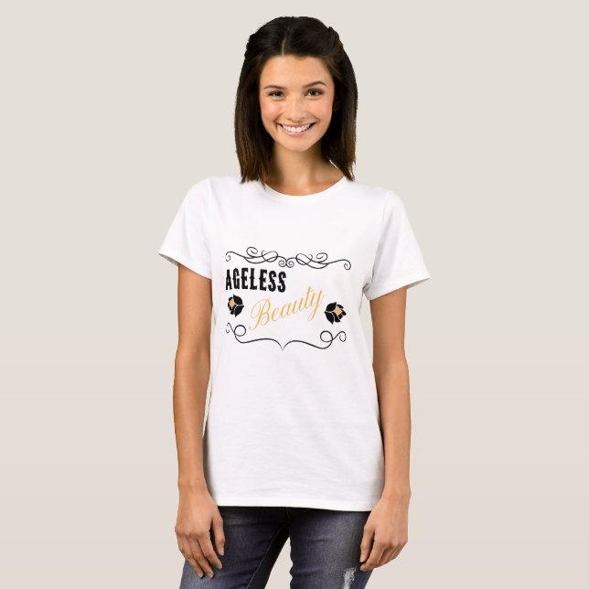 T-SHIRT SEM IDADE DA BELEZA (Frente Completa)