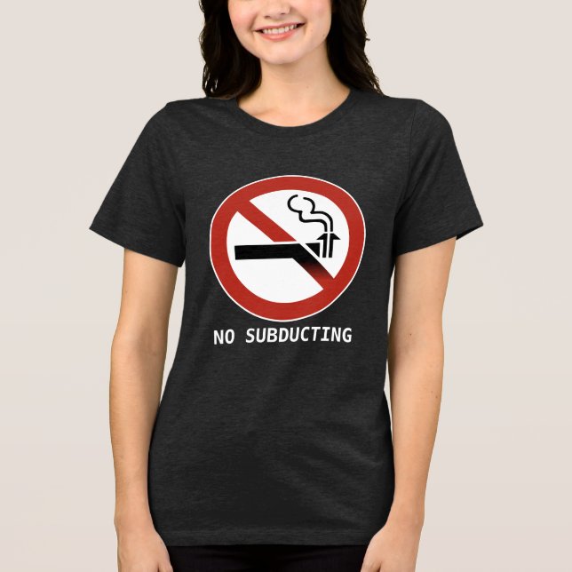 T-shirt Sem Logotipo de Subducção (Frente)