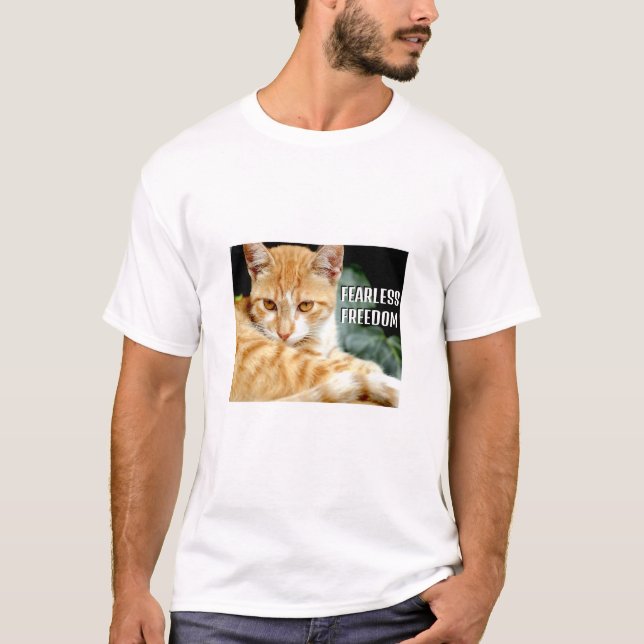 T-Shirt sem medo (leve) (Frente)