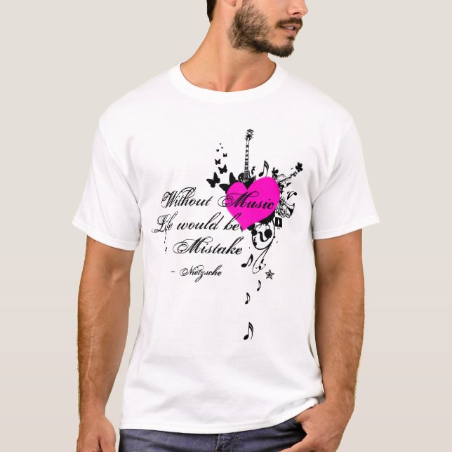T-shirt Sem música… (Frente)