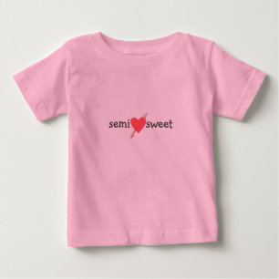 T-shirt Semi Sweet bebê