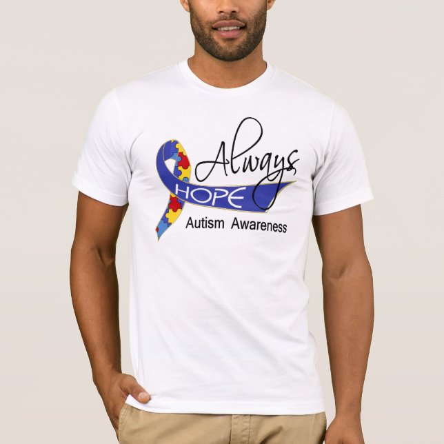 T-shirt Sempre Esperar Autismo (Frente)