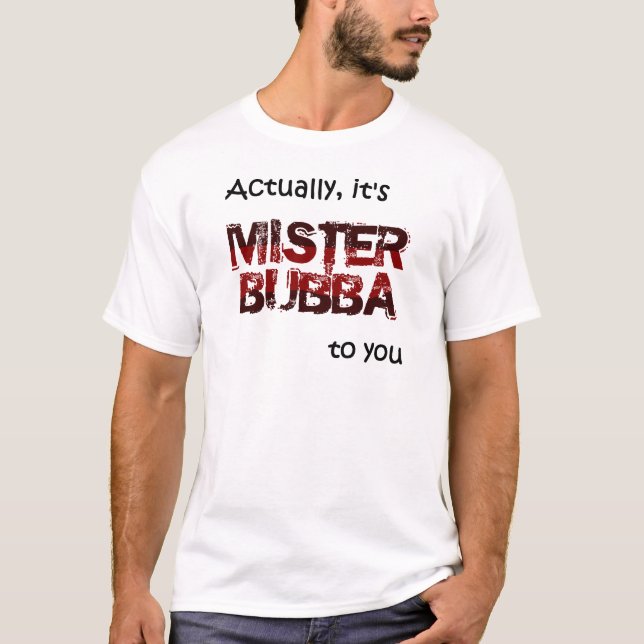 T-shirt SENHOR Bubba (Frente)