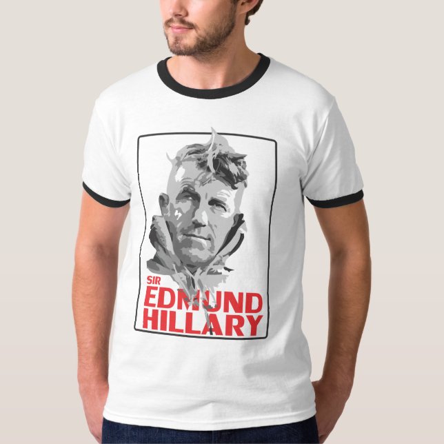 T-shirt Senhor Edmund Hillary (Frente)