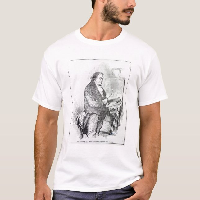 T-shirt Senhor John Gilbert | Joseph Mallord William (Frente)
