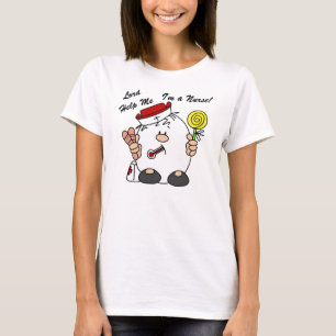 T-shirt Senhor me ajude, sou enfermeira