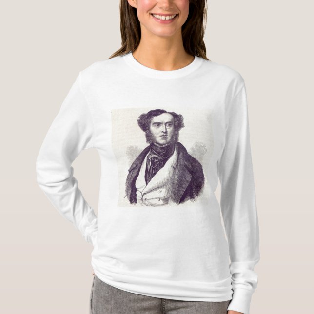T-shirt Senhor William George Cavendish Bentinck 2 (Frente)