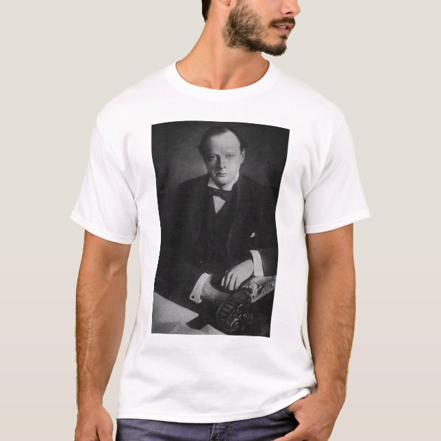 T-shirt Senhor Winston Churchill (Frente)