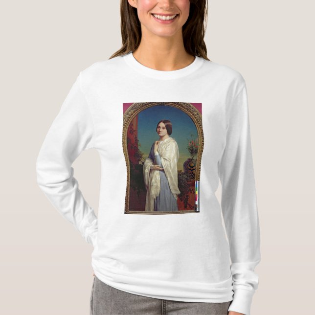 T-shirt Senhora Edouard Dubufe 1842 (Frente)