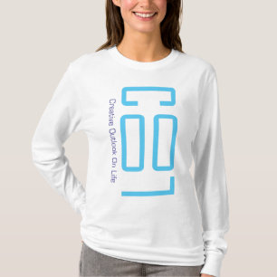 T-shirt Senhora LEGAL Hoodie do logotipo dos azuis bebés