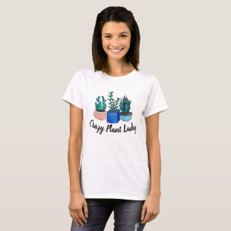 T-shirt Senhora louca da planta