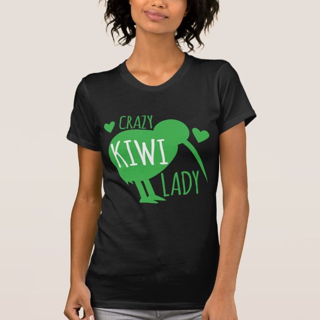 T-shirt Senhora louca do quivi (Frente)