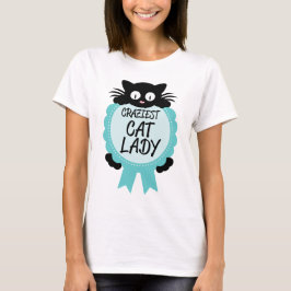 T-shirt Senhora louca Louco Concessão Pata Imprimir do