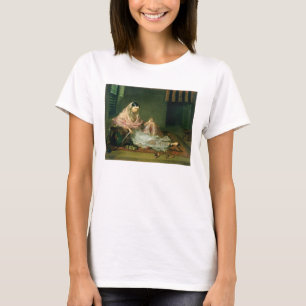 T-shirt Senhora muçulmana Reclining, 1789 (óleo em canva