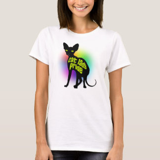 T-shirt Senhora Orgulho do gato