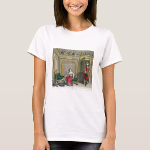 T-shirt Senhora que undressing para o banho, c.1688-90