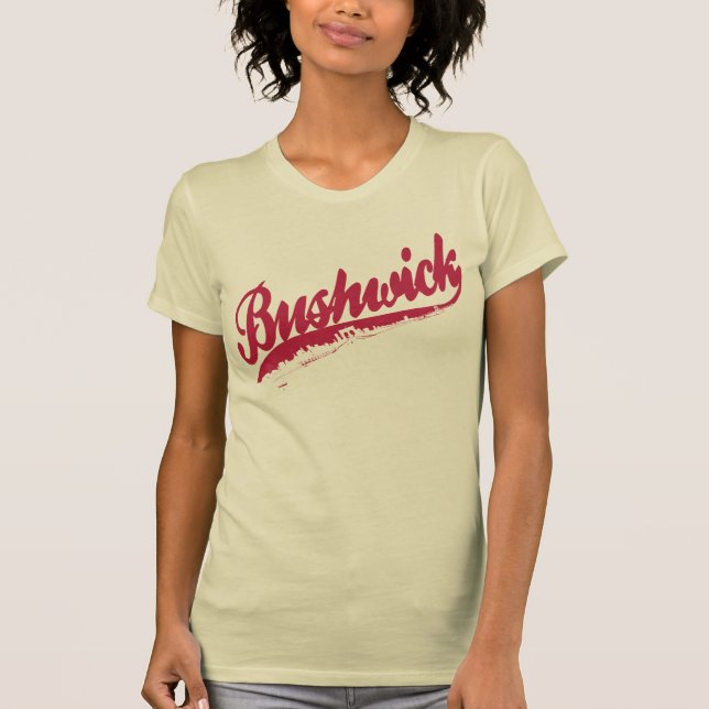 T-shirt Senhoras de Bushwick Brooklyn (Frente)