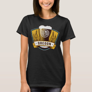 T-shirt Senhoras do desgaste da fermentação da curvatura