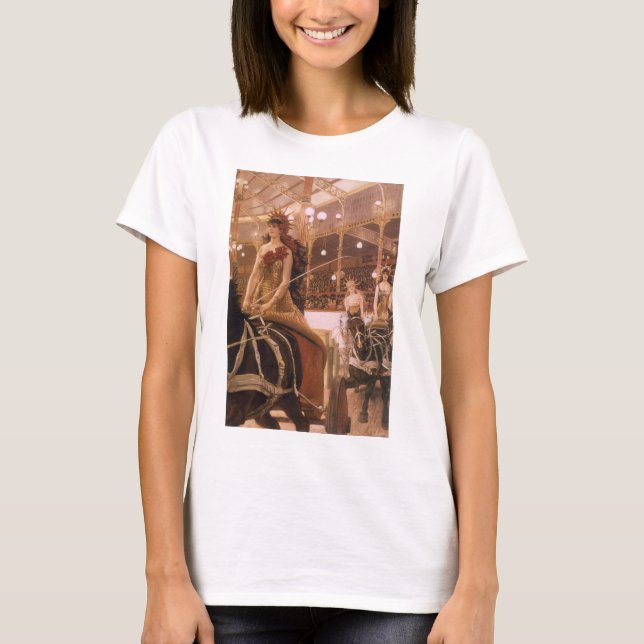T-shirt Senhoras dos Carros (Circo) por James Tissot (Frente)