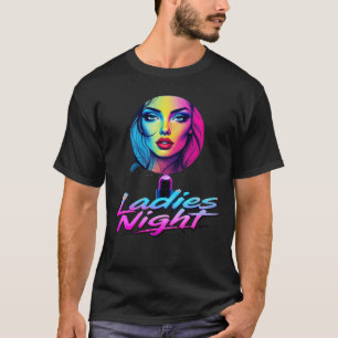 T-SHIRT SENHORAS NOITE, NOVA GARANTIA DE DESIGNER