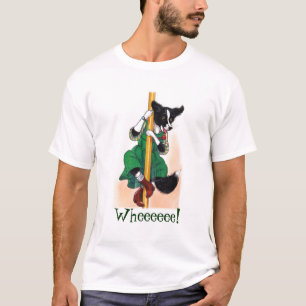 T-shirt Senhorita B Wheeeeee T para homens