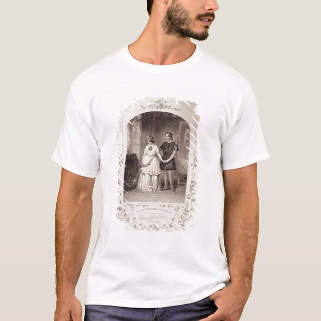 T-shirt Senhorita Jenny Marston como Perdita e Sr. F. (Frente)