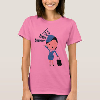 T-shirt Senhorita pequena hospedeiros de bordo