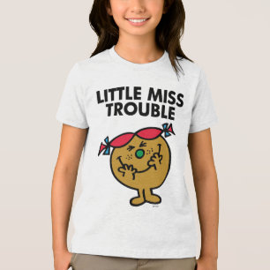 T-shirt Senhorita pequena Problema que riem