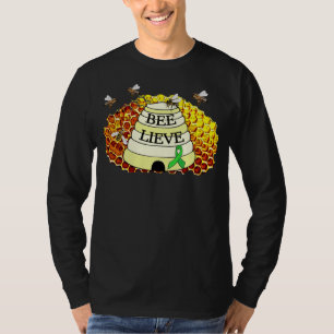 T-shirt Sensibilização para a Doença de Lyme Honeycomb