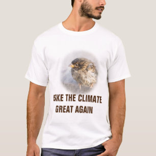 T-shirt Sensibilização para as alterações climáticas