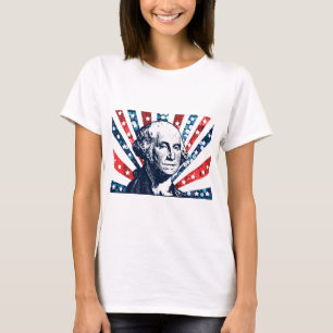 T-shirt sequin George Washington