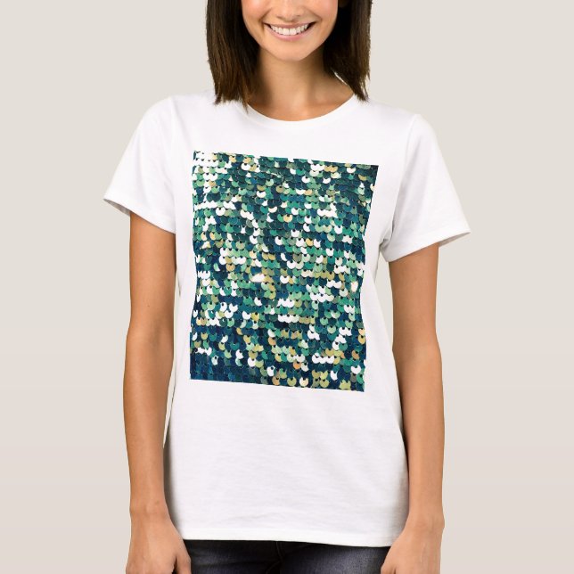 T-shirt Sequins Funky (Frente)