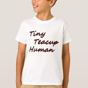 T-shirt Ser humano minúsculo do teacup