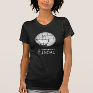 T-shirt Ser não humano é ilegal