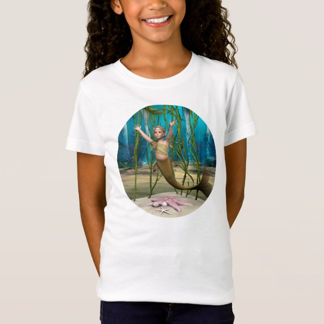 T-shirt Sereia Bebê (Frente)