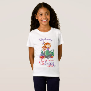 T-shirt Sereia Bonita Irmã Mais Uma Vez