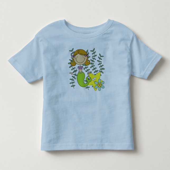 T-shirt Sereia Brown Haired (Frente)