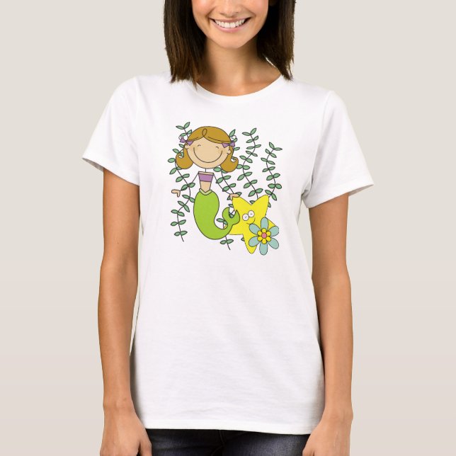T-shirt Sereia Brown Haired (Frente)