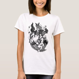 T-SHIRT SEREIA DO SUL DA ÁSIA DO DEUS DA ARTE