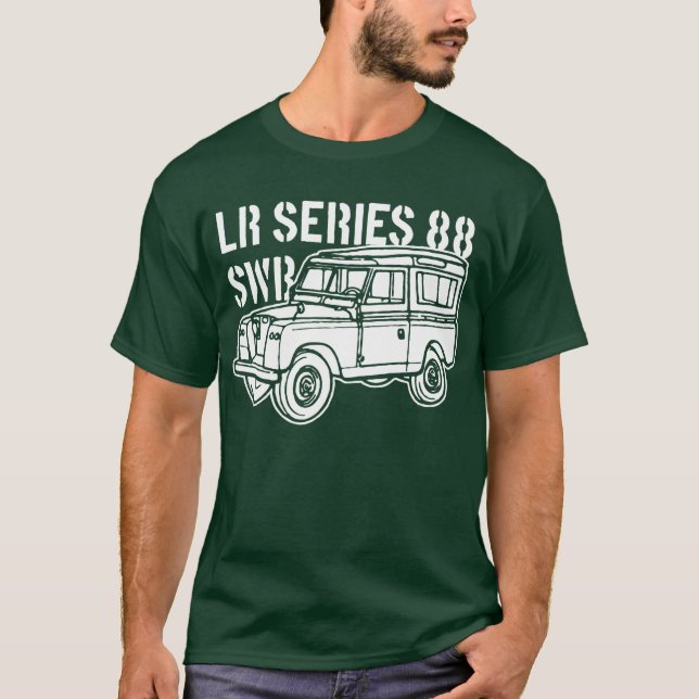 T-shirt Série de Land Rover 88 SWB (Frente)
